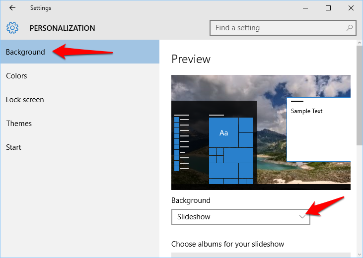 how to create a slideshow on windows